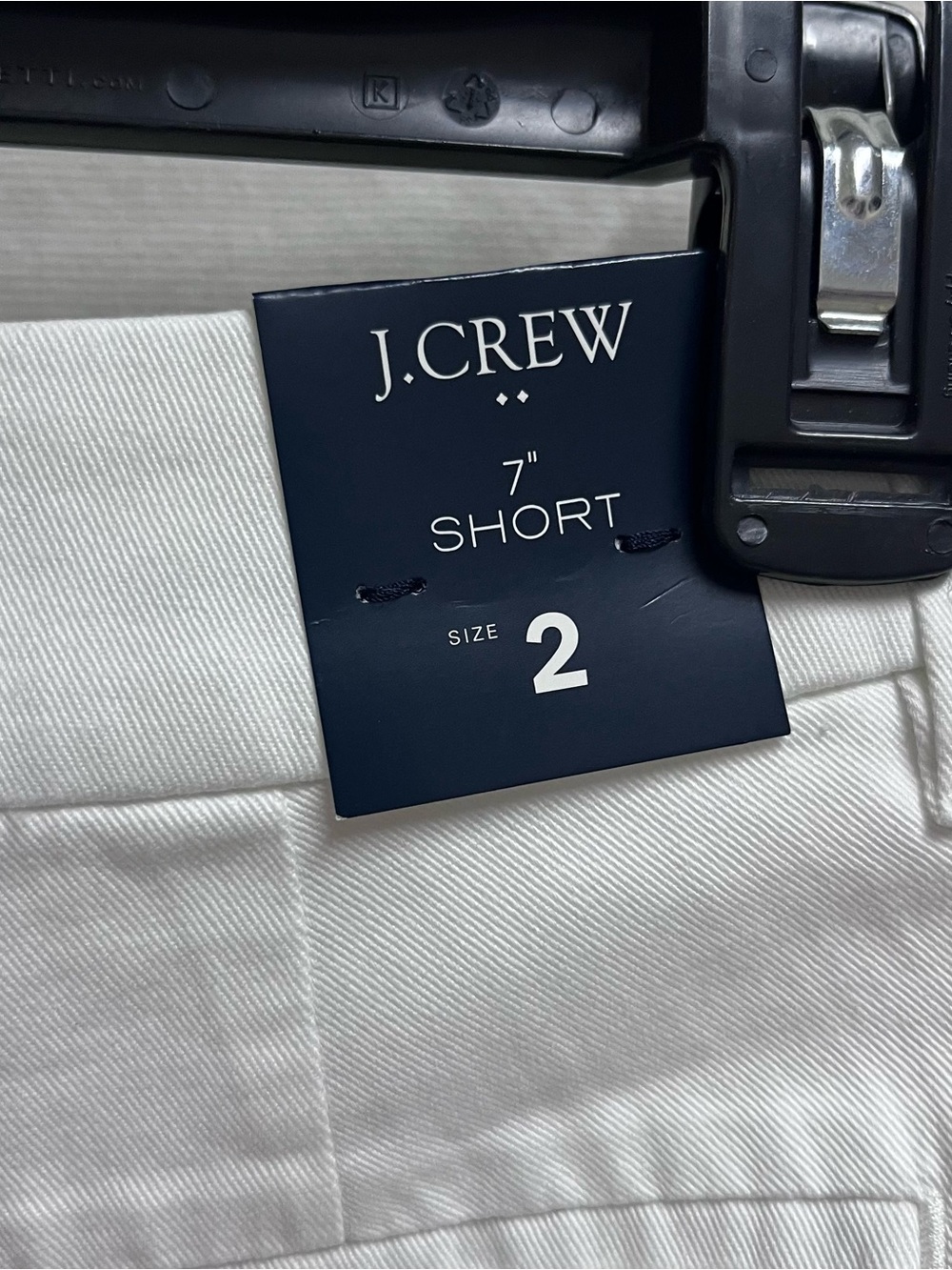 NWT J.Crew Womens Chino Shorts White Stretch Cotton Twill Size 2 7 Inch Inseam - Picture 8 of 10